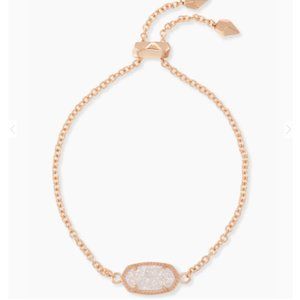 Elaina Rose Gold Bracelet with Iridescent Drusy